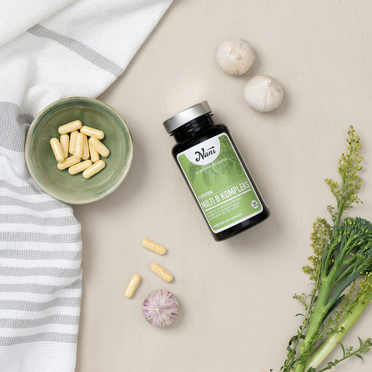 Multi B Kompleks | Vegansk B-Vitamin Tilskud fra Boghvede