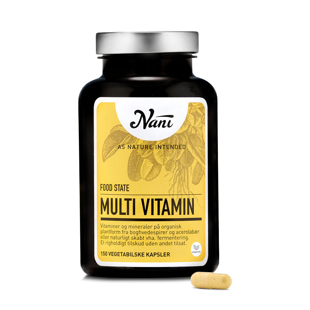 Multivitamin fra Naturlige Kilder | 150 kapsler – Nani