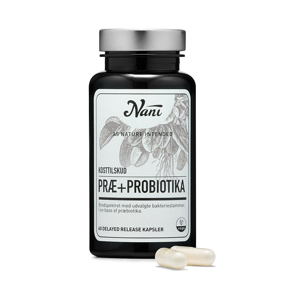 Præ+Probiotika | Bredspektret symbiotisk tilskud til tarmen