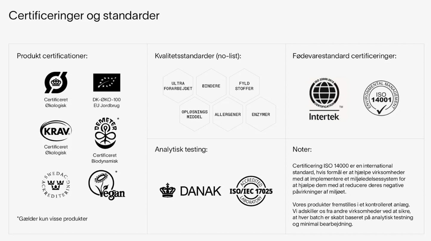 Økologisk Calcium Knogle Matrix