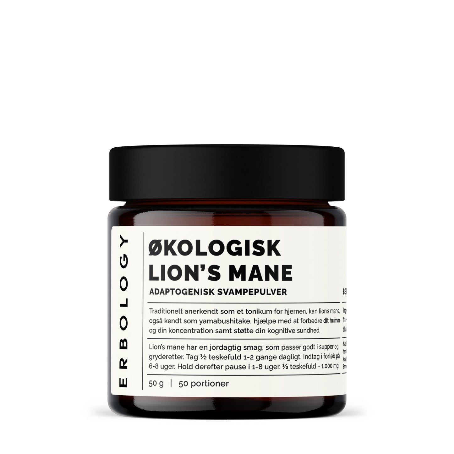 Økologisk Lion’s Mane Pulver | Fokus & Kognition – Nordic Health