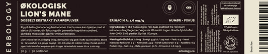 Økologisk Lion's Mane - Ekstrakt