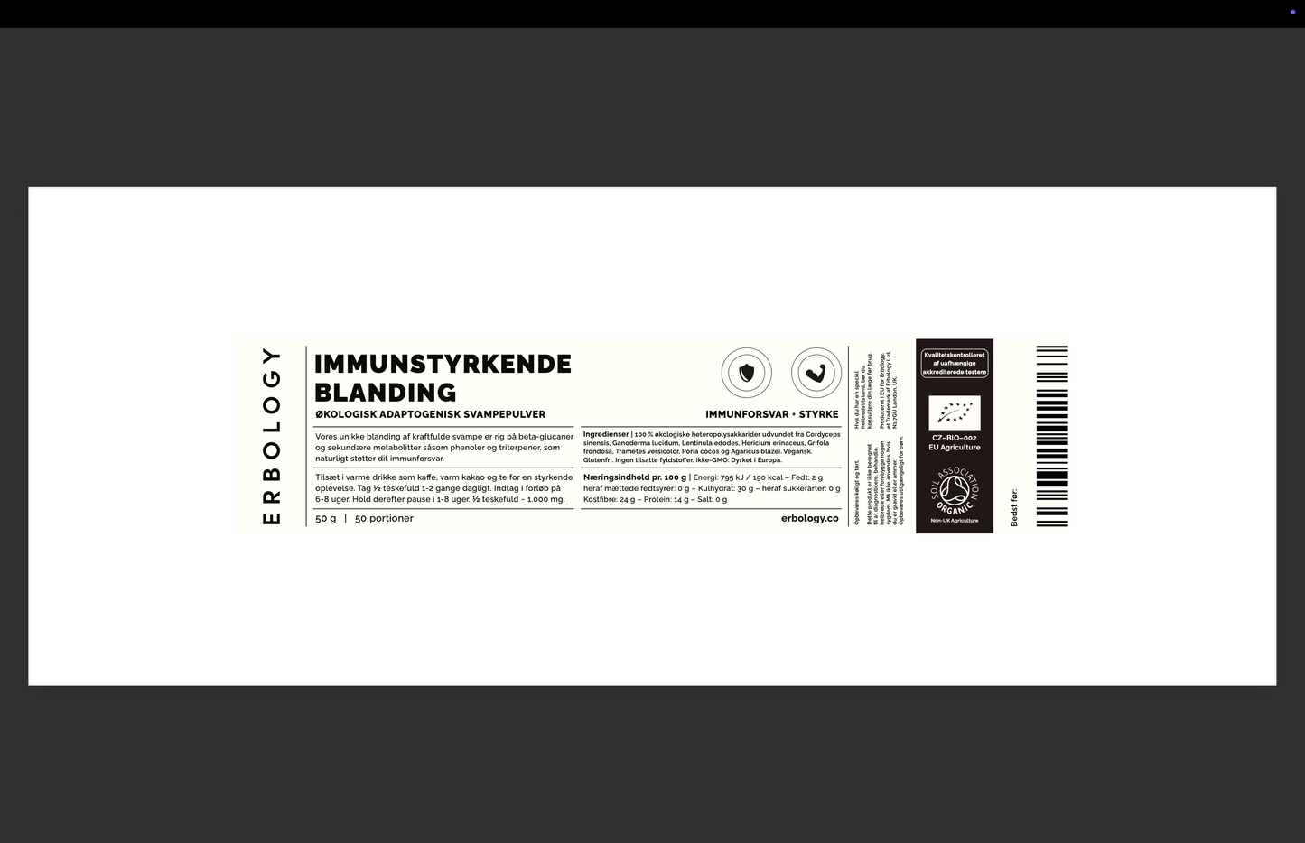 Immunstyrkende Blanding - Adaptogenisk Pulver | Nordic Health