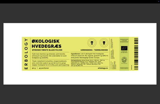 Økologisk hvedegræs pulver | Wheatgrass detox – Nordic Health
