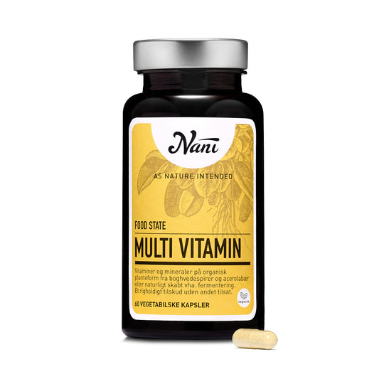 Multivitamin 60 Kapsler | Naturlige Vitaminer & Organiske Mineraler