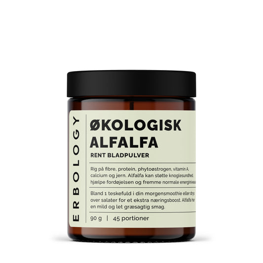 Økologisk Alfalfa Pulver | Naturligt Bladpulver fra Nordic Health