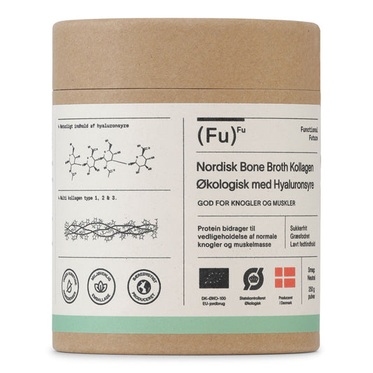 Økologisk Bone Broth Kollagenpulver | Biotilgængeligt & Rent