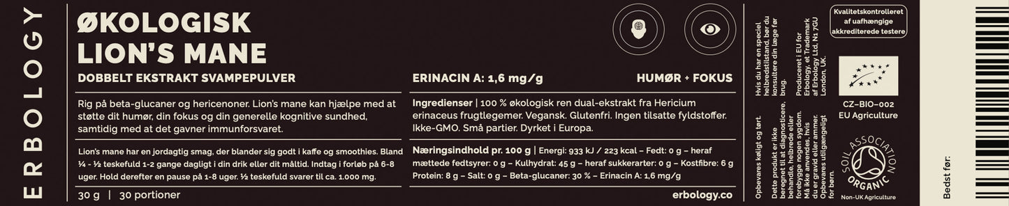 Økologisk Lion's Mane - Ekstrakt
