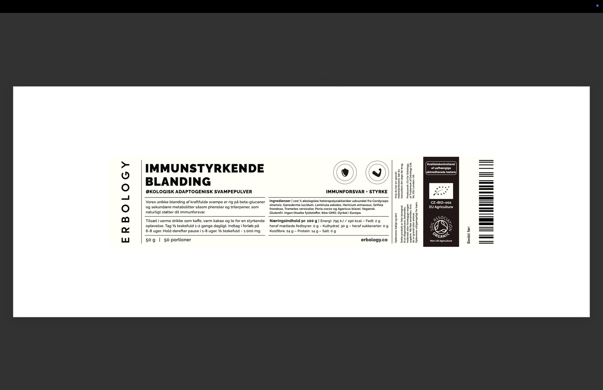 Immunstyrkende Blanding - Adaptogenisk Pulver | Nordic Health